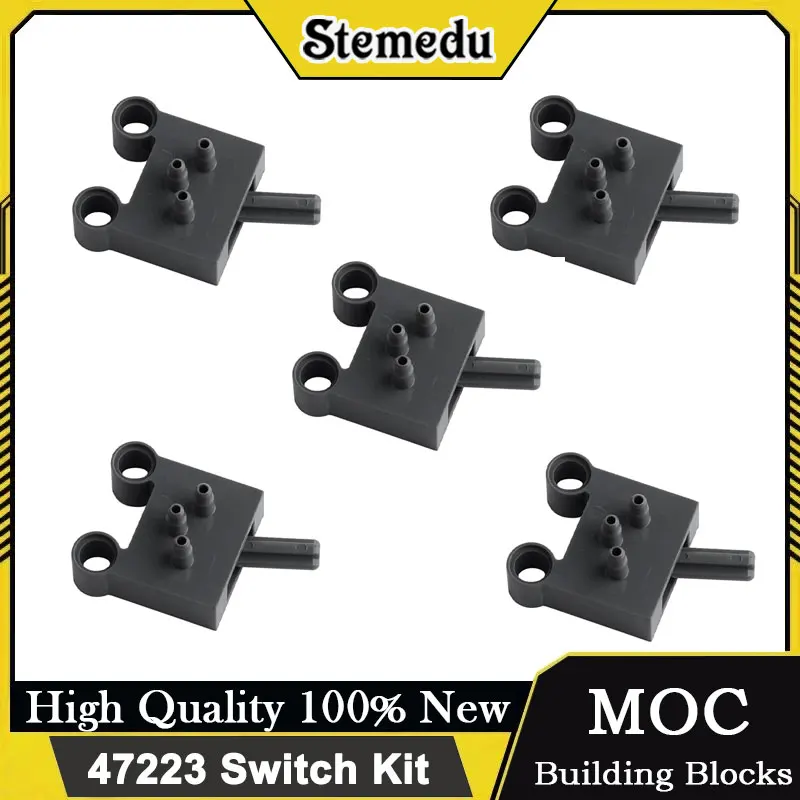MOC Pneumatic Switch Kit 47223 Compatible with Legoeds Technical Pneumatic Systems Designed for DIY Car/Robot Models