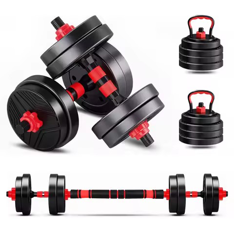 Halteres com pesos ajustáveis para homens e mulheres, equipamento de ginástica doméstico,exercícios para os músculos dos braços