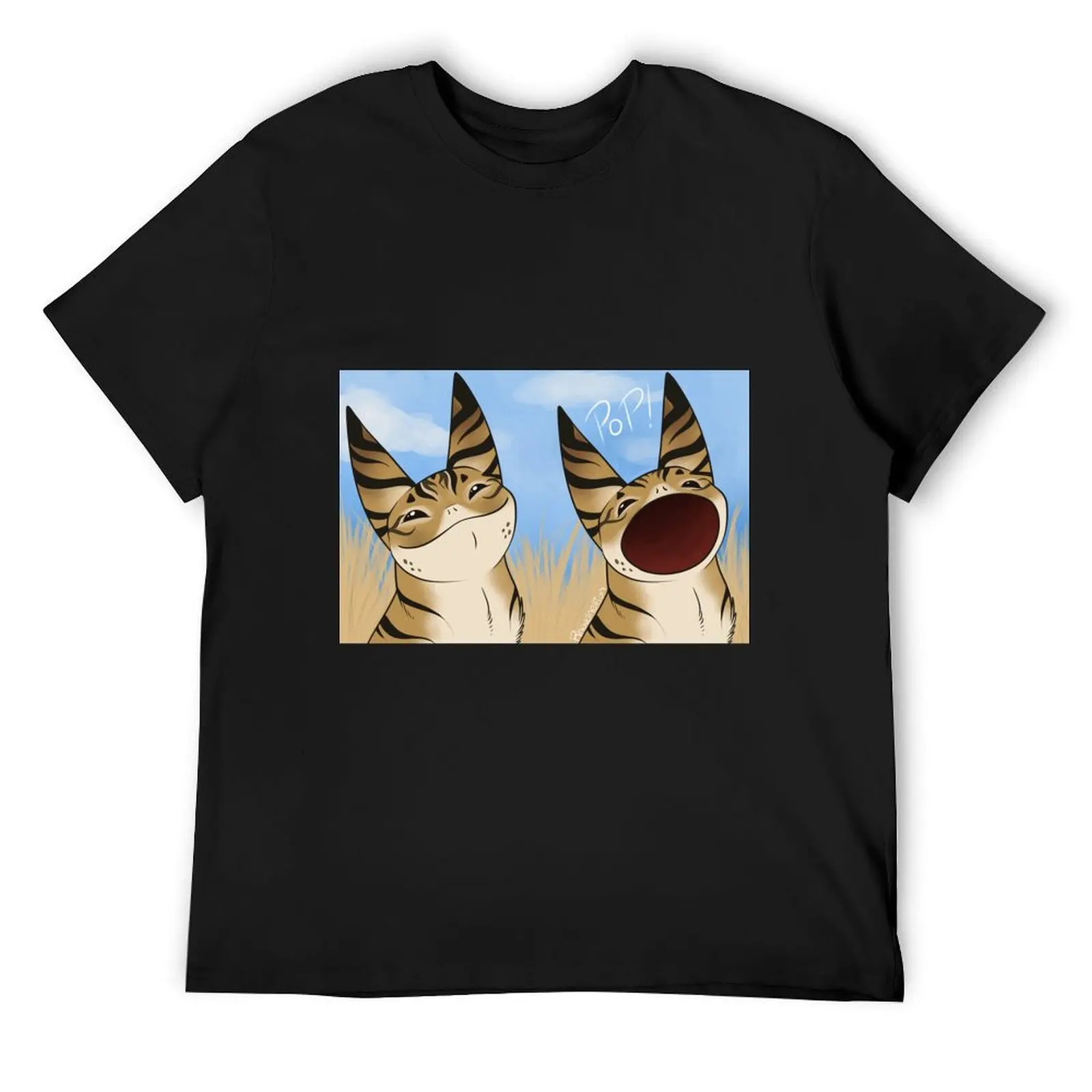 Loth Cat Pop Cat T-Shirt Short sleeve tee customizeds anime cheap stuff heavyweight t shirts for men