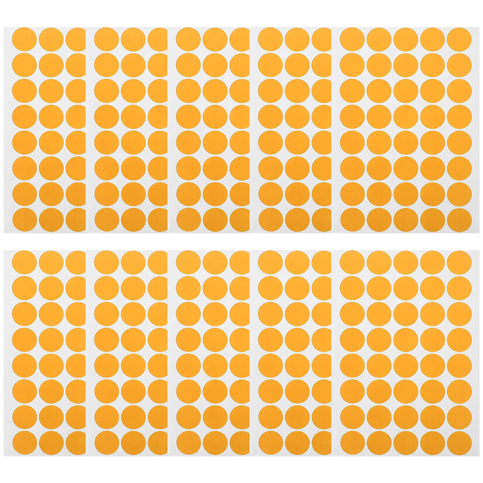 

10 Sheets Colorful Dot Stickers Adhesive Label Stickers For School Office Home Classification Coding Reusable Container Markers