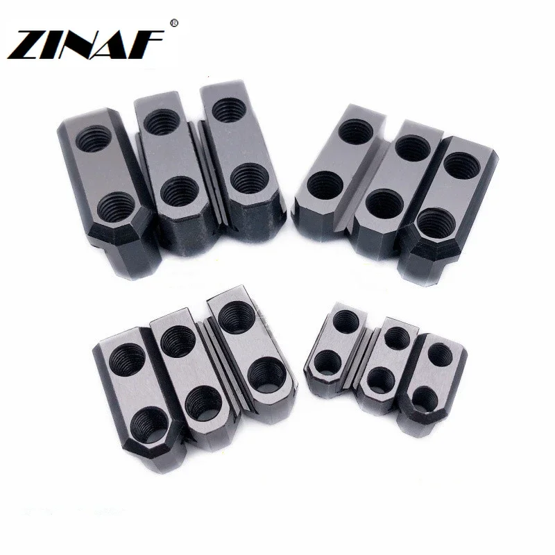 Mandril Hidráulico para Torno Cnc Chato e Ferramenta de Corte Oco t Nut Block Polegada Furo Interno Suporte de Usinagem T-slot Sbt 8