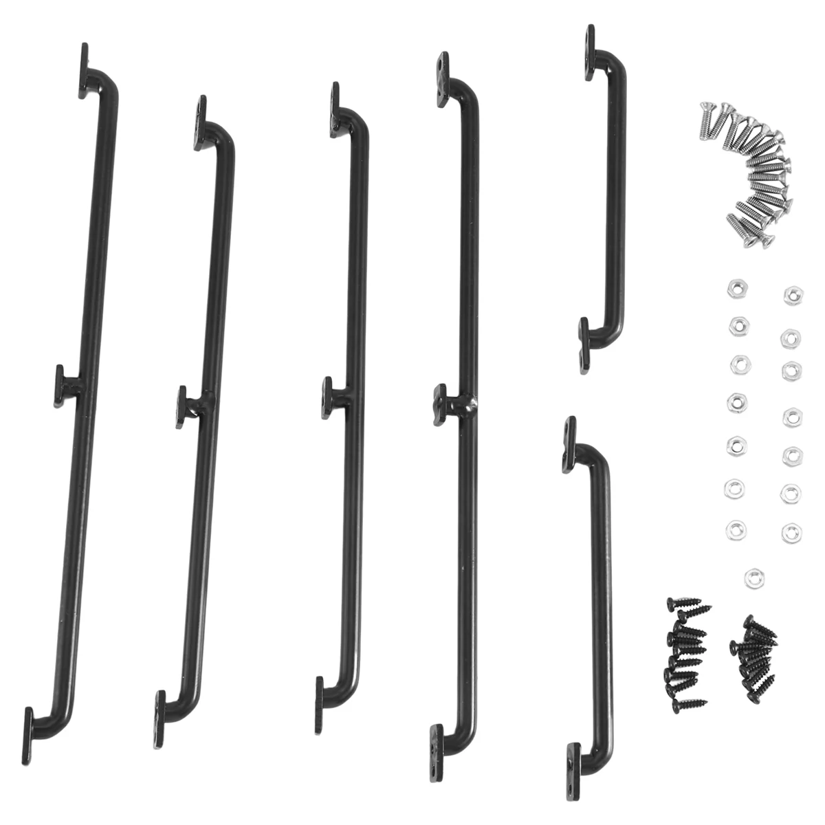AM-6 Stuks Metalen Body Shell Leuning 75Mm 133Mm 150Mm Lengte voor 1/10 RC Crawler TRX4 Axiale SCX10 90046 Upgrade Onderdelen