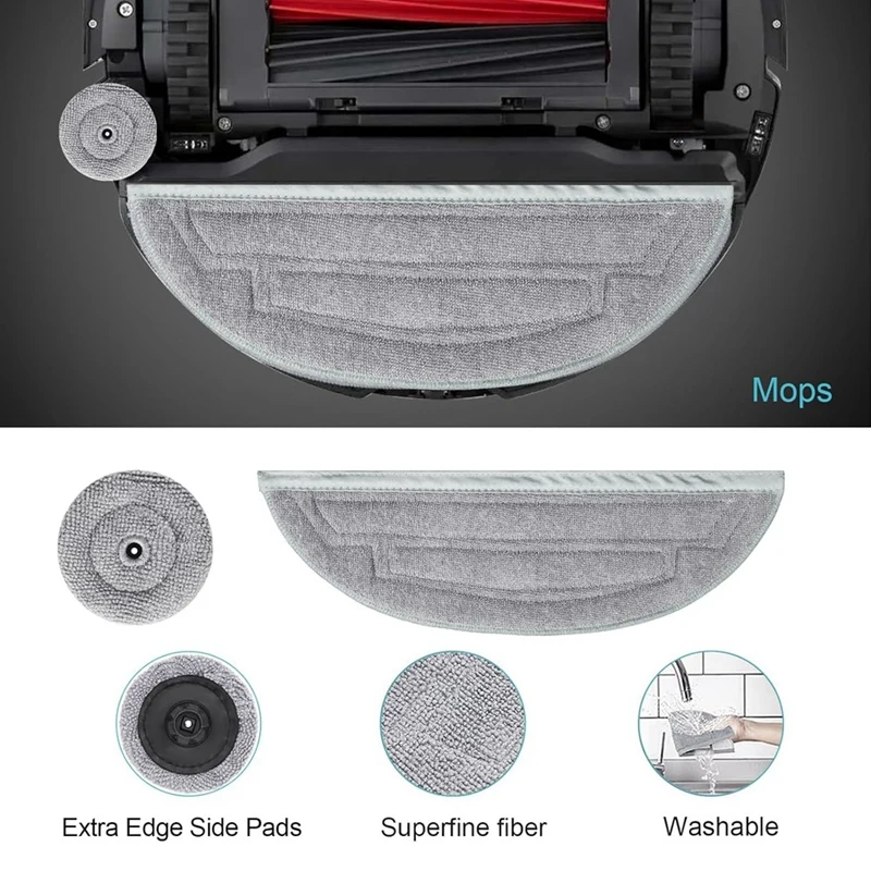Top Sale For Roborock S8 Maxv Ultra Replacement Parts Main Side Brush Hepa Filter Mop Cloth Dust Bags Accessories