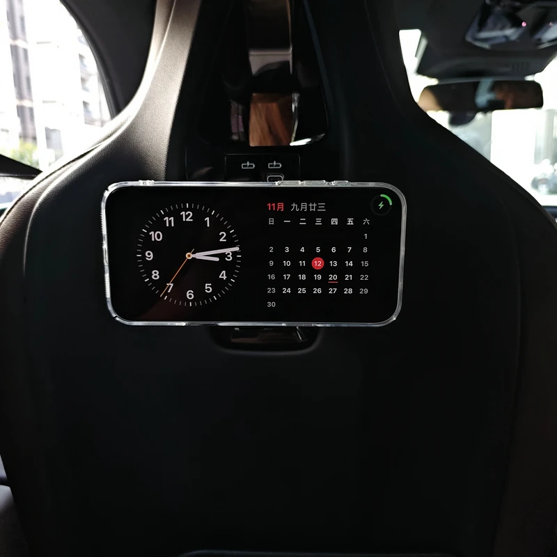 Für BMW X7 X6 X5 X3 I5 I7 IX 2023 2024 2025 Auto Drahtlose Ladegerät Sitz Pad Telefon magnetische LED Halter Stehen Trim Zubehör – Detail 9