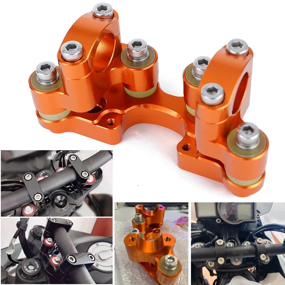 

Handlebar Riser Bar Mount Handle Clamp Bracket For K/TM ADV 390 2019-2021 790 Adventure 1190 1290 ADV T 2019 2020 2021