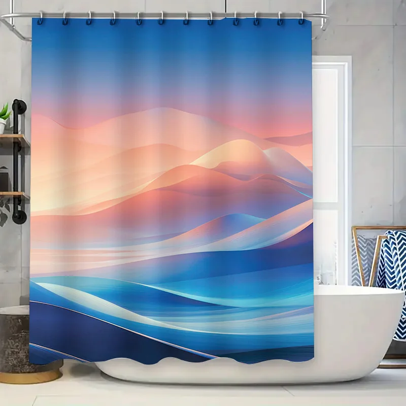 

Red White Plaid Shower Curtain for Bathroom Decor Modern Checkered Pattern Fabric Bath Shower Waterproof Privacy Liner with Hook