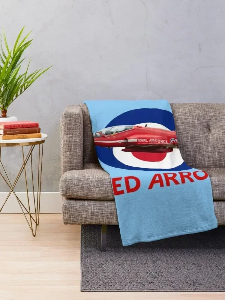 RAF Red Arrows and Roundel Throw Blanket Kid'S Flannels Blankets