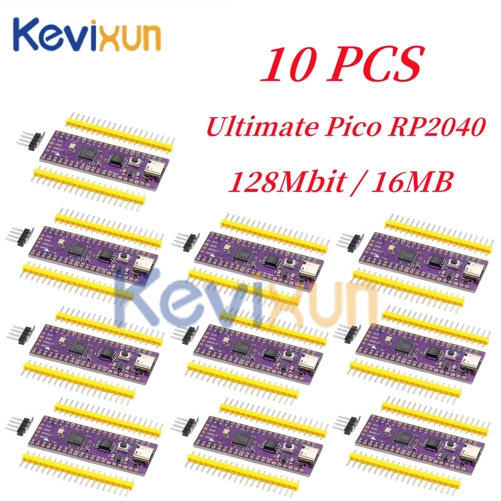 1-10PCS/Ultimate Pico RP2040 128Mbit 16MB compatible with raspberry PI dual-core processors