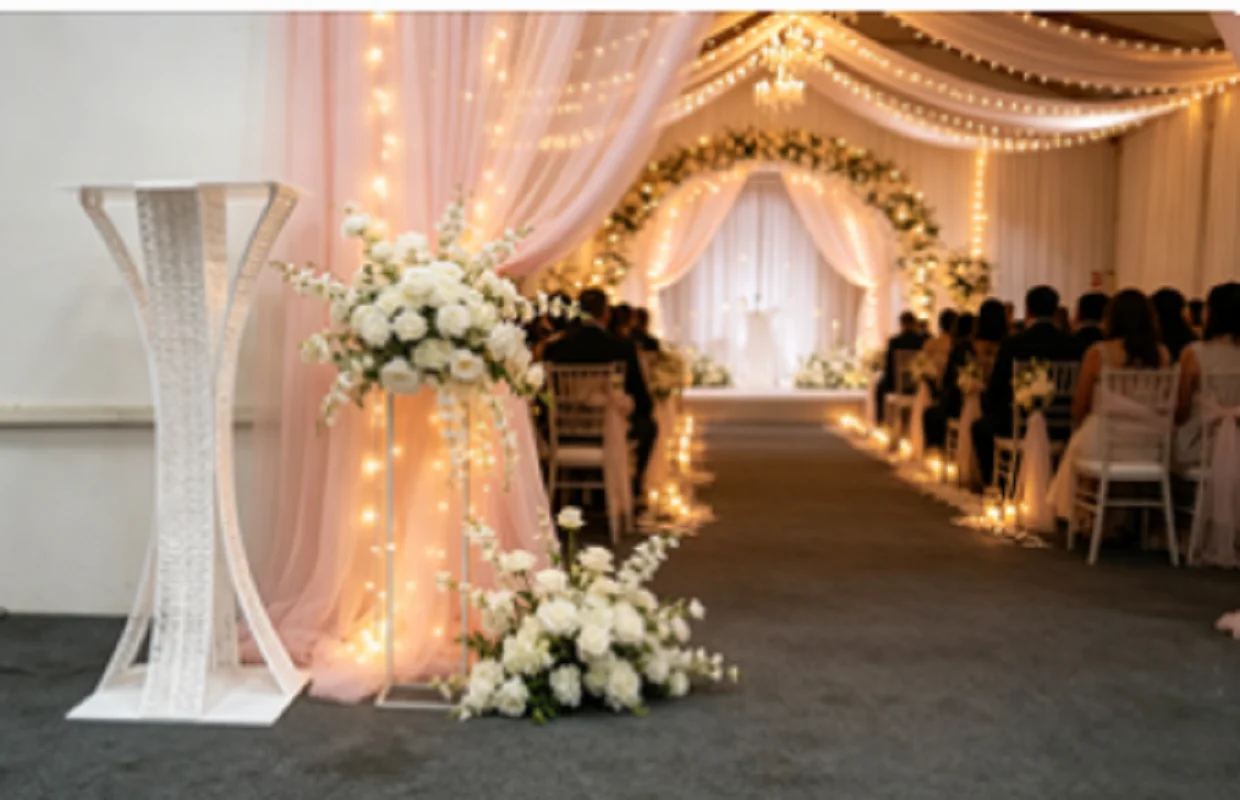 3개의 우아한 속이 빈 꽃꽂이대, 웨딩 파티 용품점 장 - Wedding Decor Supply Store 리뷰 및 가격