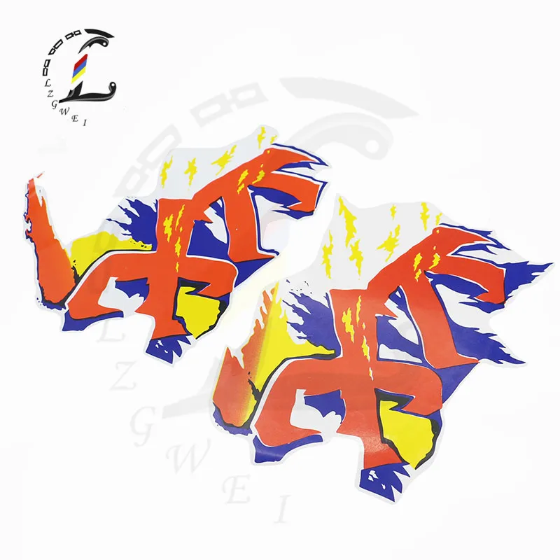 

Motorcycle Fuel Tank Decal For Kawasaki KX Decal Fuel Tank Sticker Waterproof Off-road