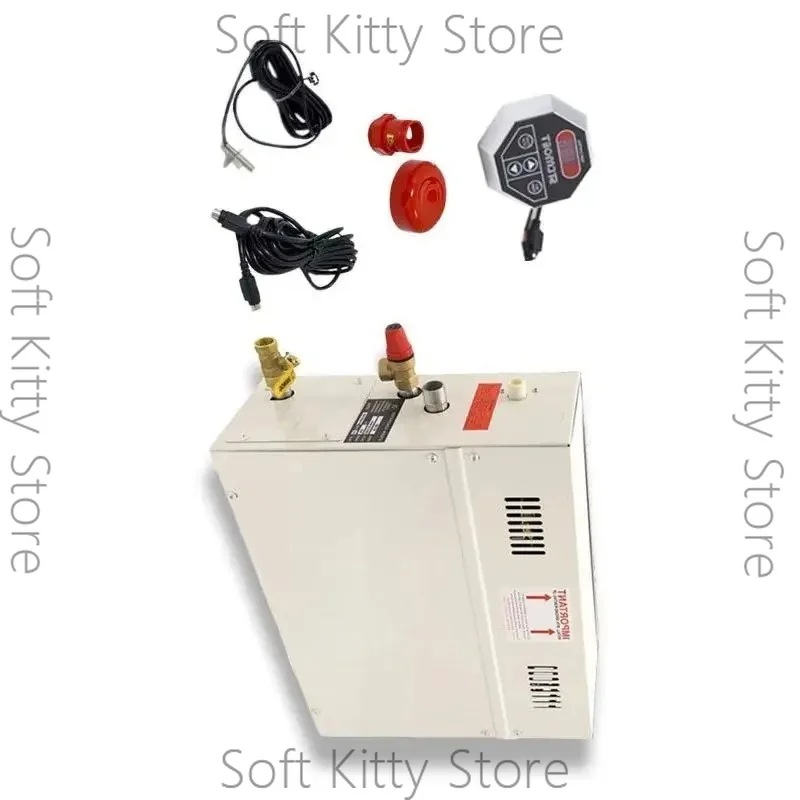 6KW 220V Steam Generator for Home Sauna Room Spa Bath Relaxation Detox Household Sauna Steam Equipment