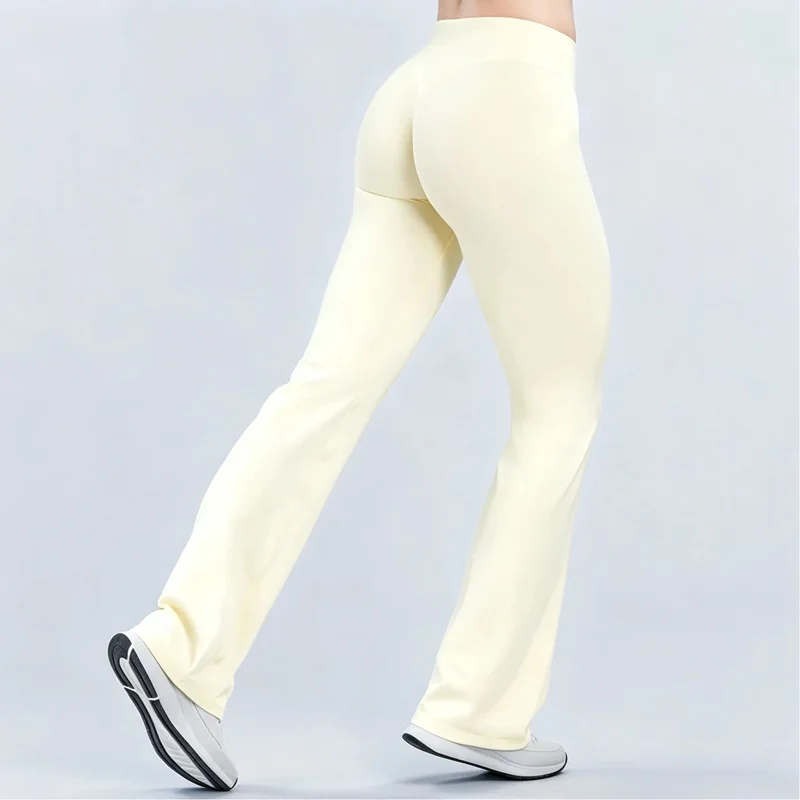 HISTELLO Origin Flares Women Naked Feeling Yoga Flare Leggings Butt Lift Gym Sports Flared Pants Pilates Fitness Workout Bootcut