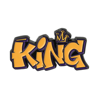 King Princess Graffiti Art Badge Street Art Hip Hop Enamel Pin Funny Novelty Jewelry Backpacks Hats Decorative