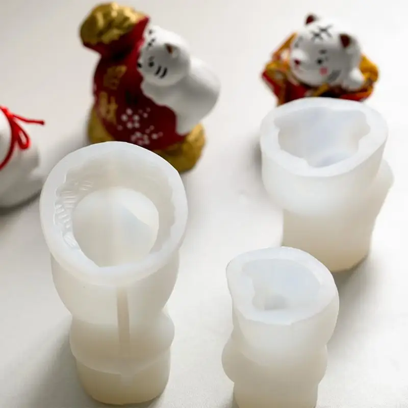 Moule en silicone tigre 3d