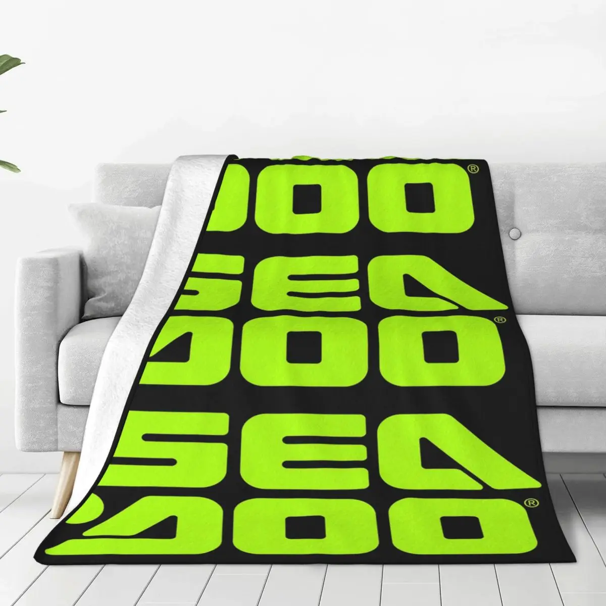 Sea Doo Team Rxt Brt Marine Blanket Soft Warm Flannel Throw Blanket Bedspread for Bed Living room Picnic Travel Home Sofa