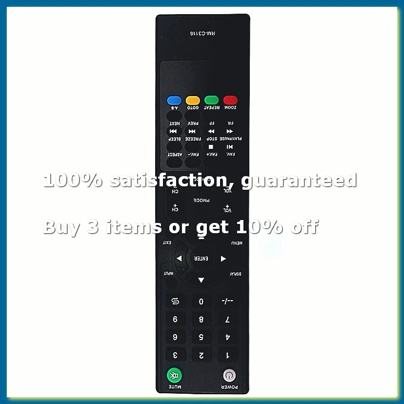 Replace RM-C3116 Remote Control for LCD LED Smart TV RM-C3116 RM-C3222 -40N570A -48N570A-DT30