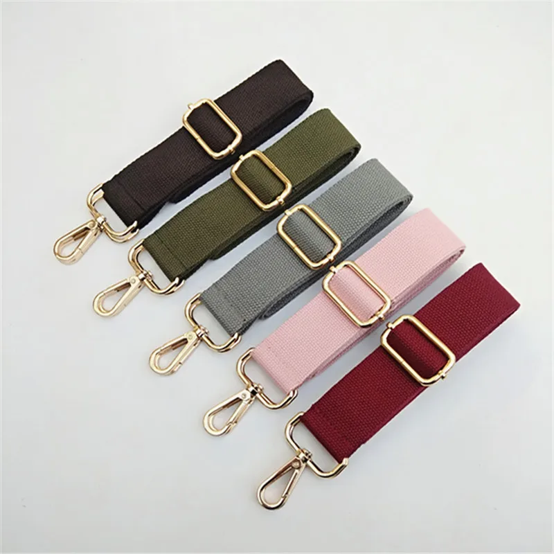 

Solid Cotton Bag Strap Women Shoulder Crossbody Bag Belt Adjustable Wide Long Strap Bag Accessories Female Messenger Bag Strap