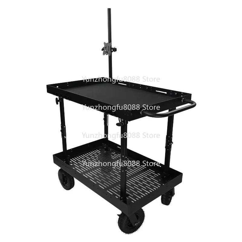 Foldable Photography Equipment Trolley Video Production Director Cart for Video Camera Studio And Film Shoot Producers