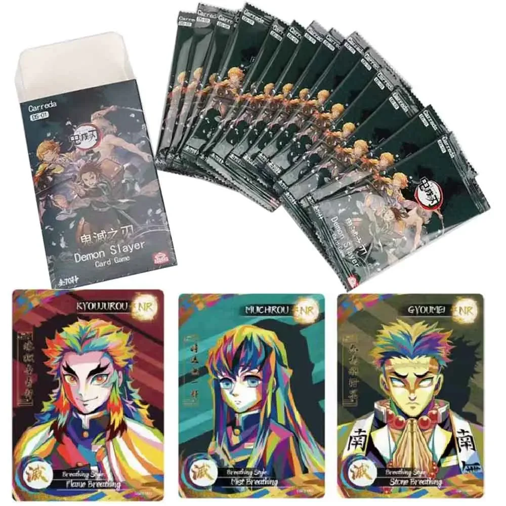 

Demon Slayer Card English Version Limited Nr Card Ghost Month Card Anime Character Collection Card Toy Gift