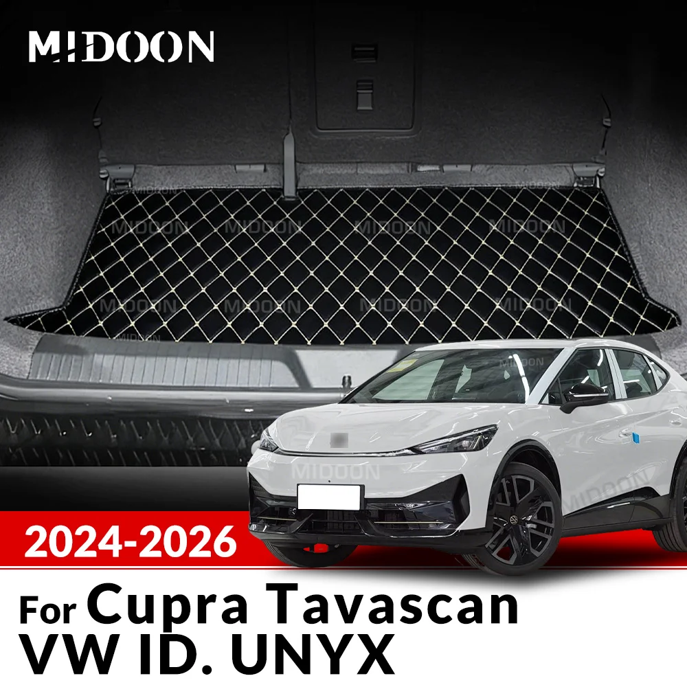 

Custom Car Trunk Mat For Cupra Tavascan VW ID. UNYX 2024 2025 2026 Protective Pad Cargo Liner Auto Interior Accessories