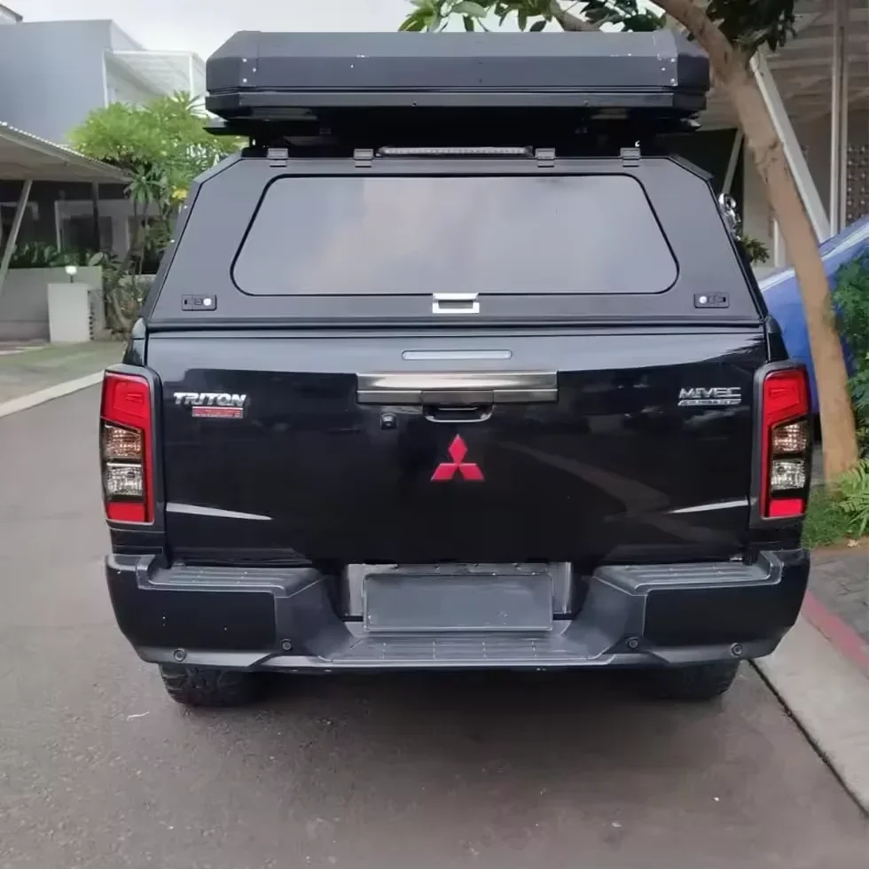 Hard Top canopy Ensuring Durability Canopies with Sliding Windows Waterproof Truck Camper Canopy for Silverado GMC Sierra 5.8ft