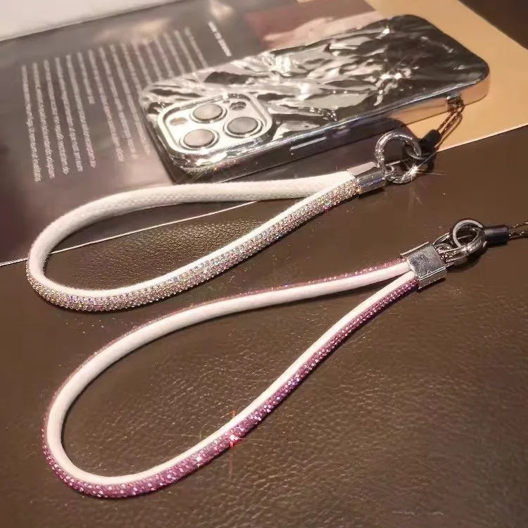 

Flash Diamond Wrist Phone Strap for Women Ins Handheld Pendant Hanging Chain Short Phone Chain