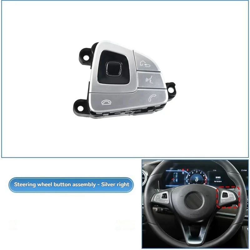 

OB-Car Multi-Function Steering Wheel Buttons Volume Control Switch Button For BENZ E Class W213 W238 C238 16-18 LHD