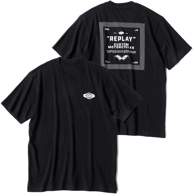 

Лето 2022, роскошная брендовая футболка с графическим принтом, мужская и женская повседневная хлопковая футболка с короткими рукавами и круглым вырезом для мотоцикла