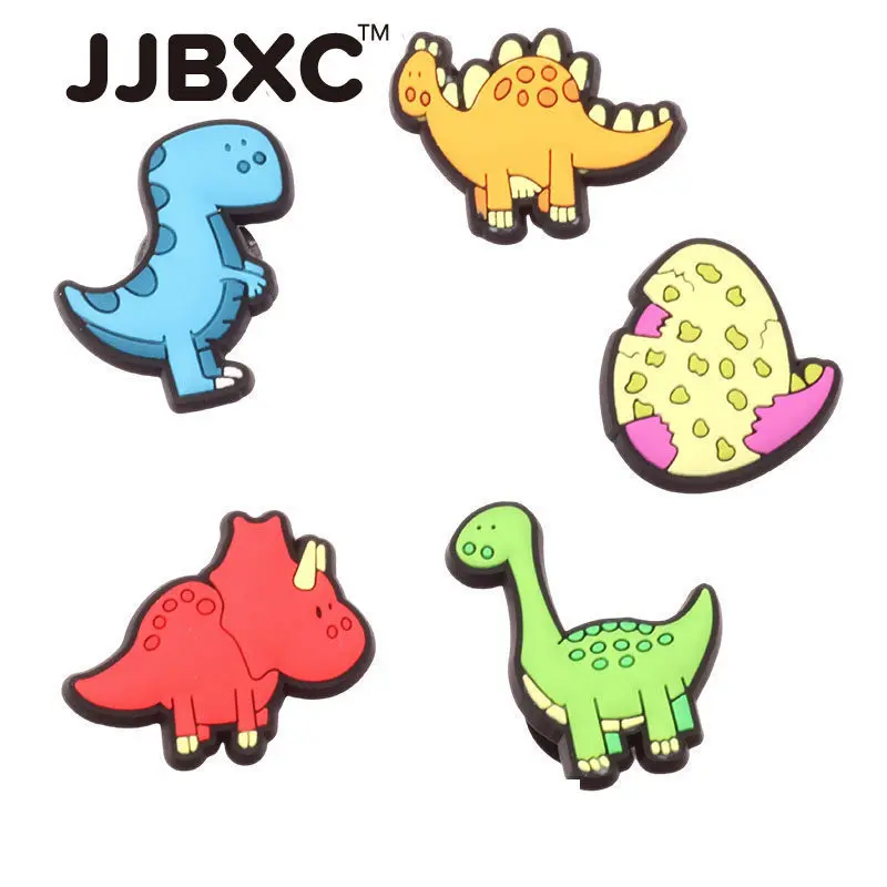 JJBXC Charm Shoe Buckle - High-Quality Fun Cartoon Dinosaur Design