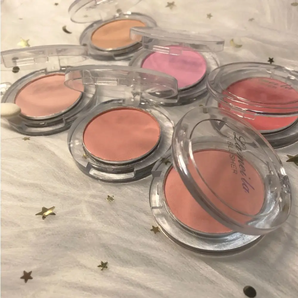 Natural Tint Blush Palette Matte Peach Pink Cheek Tint Blusher Mineral Powder Long-lasting Contour Rouge Cosmetics Women