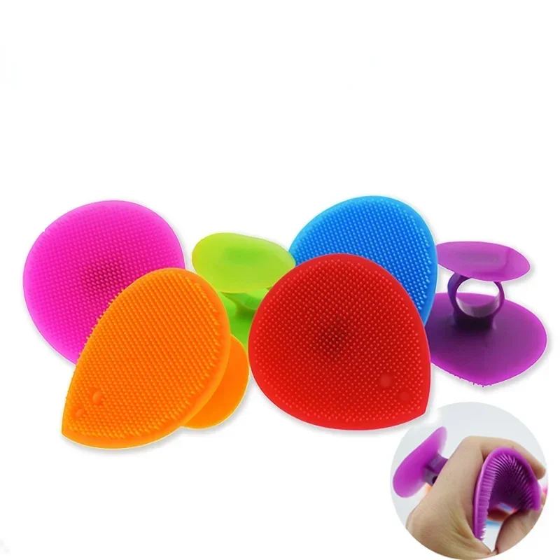 1PC Silicone Facial Cleaning Pad Face Pore Blackhead Exfoliating Cleanser Face SPA Massager Brush Skin Cleansing Scrubber Tools