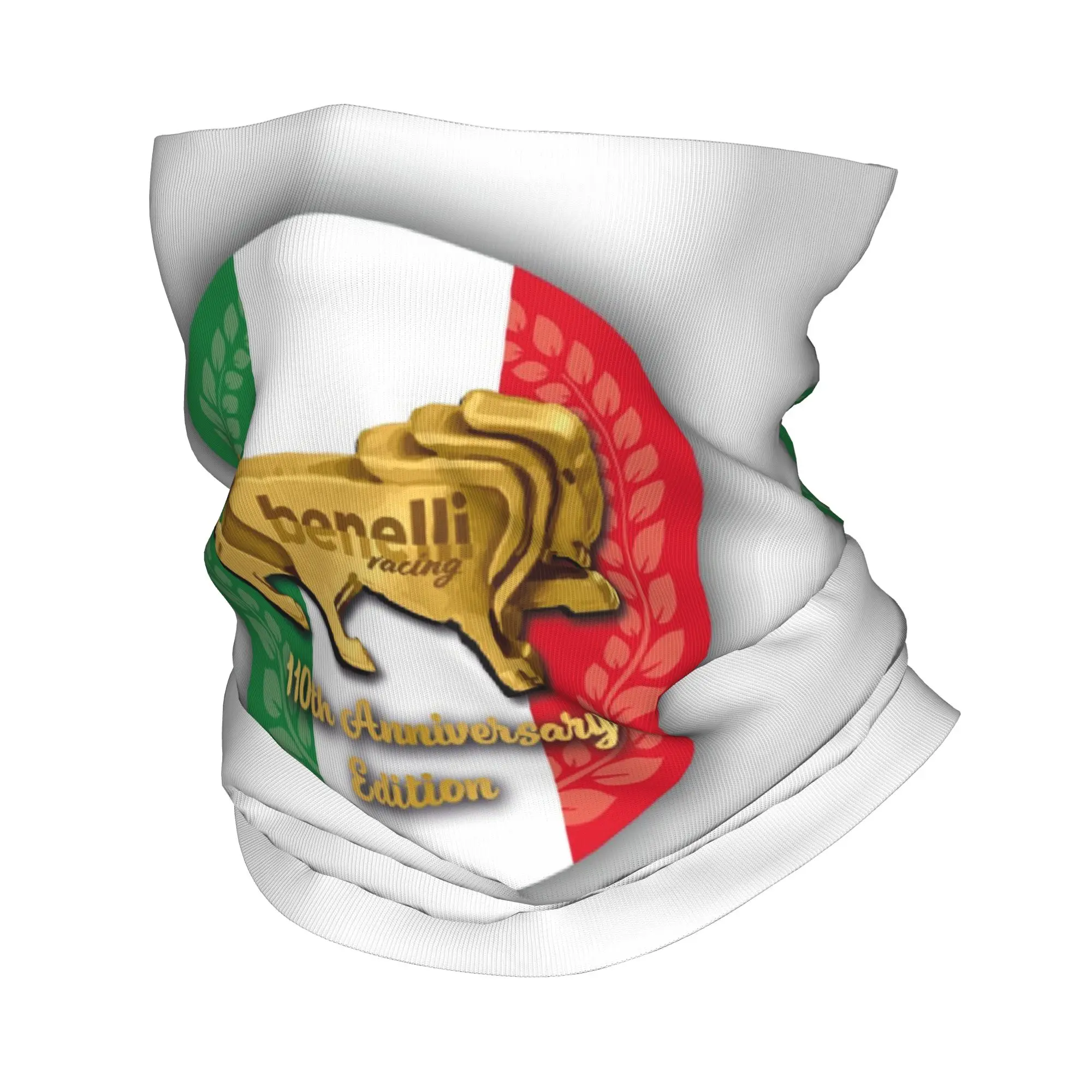 

Benelli with Italian Flag Design Bandana Neck Cover Printed Wrap Scarf Multi-use Headwear Hiking Fishing Unisex Adult