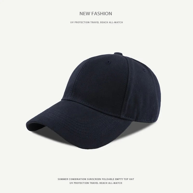 Summer Hat for Women Solid Color Face-Covering Baseball Cap Deep Top Versatile Student Couple Baseball Cap