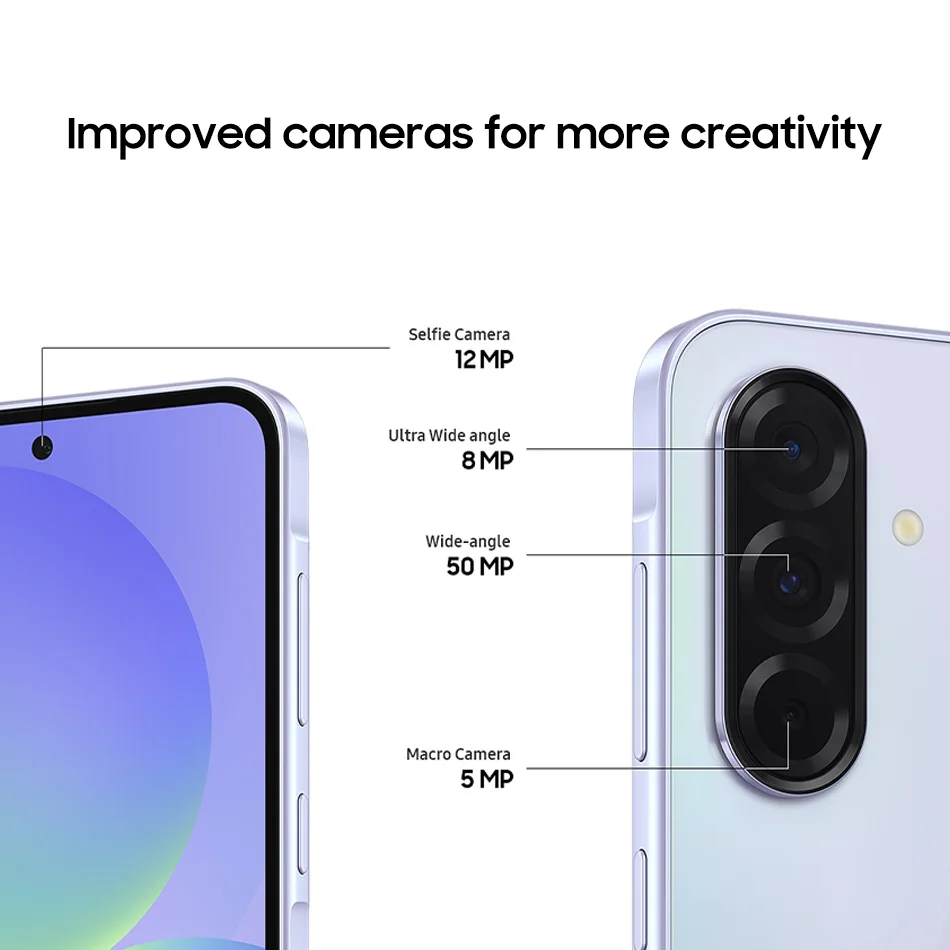 هاتف Samsung Galaxy A36 5G الذكي 128GB 256GB 50MP OIS كاميرا Snapdragon 6 Gen 3 ثماني النواة شاشة Super AMOLED