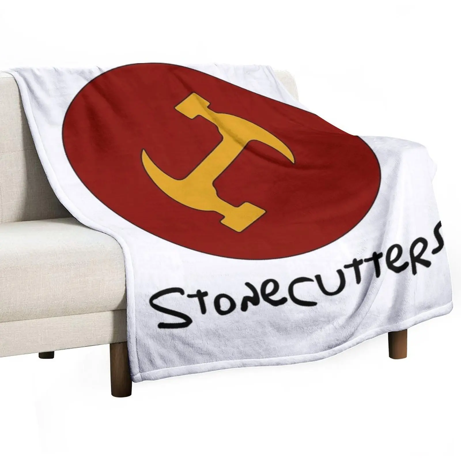 Stonecutters secret handshake shirt Throw Blanket Hairy For Baby Softest Bed Fashionable Blankets