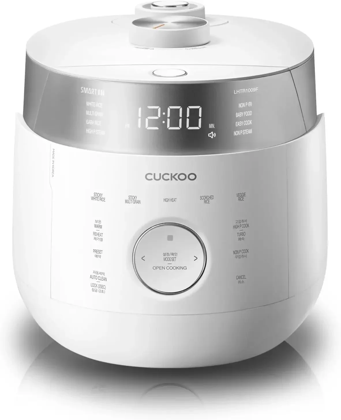 CUCKOO CRP-LHTR0609FW 6-Cup (Uncooked) / 12-Cup (Cooked) Induction Heating Twin Pressure Rice Cooker