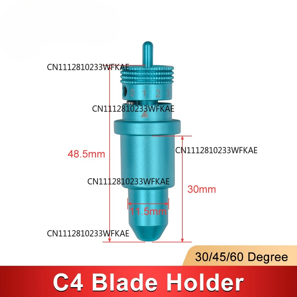 1PC Plotter Blade Vinyl Cutter For Silhouette Cameo 4 Blade Holder + 5Pcs Roland Cutter 30/45/60 Degree For Silhouette Cameo 4
