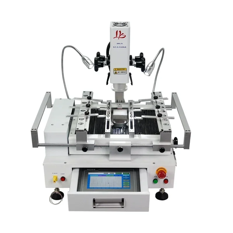 LY R690 V.3 BGA Rework Station 3 Zones Solder Stations Hot Air Touch Screen with Laser Point 4300W EU Plug