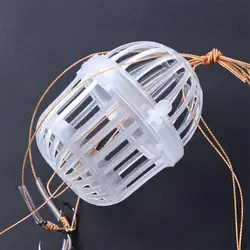 Basket Feeder Fishing Hooks Explosion Baits Cage Sea Box Hook With Six Strong Carbon Steel Plastics Carp Spherical Tackle Tools