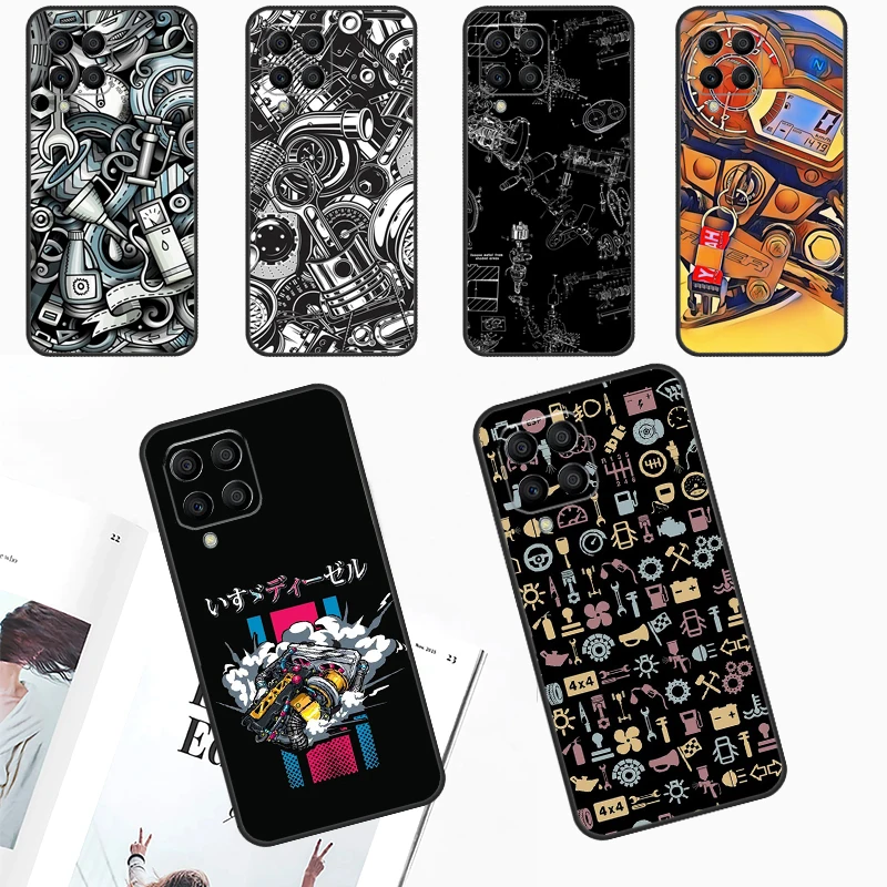 Automobile Spare Parts Car Engine Case For Samsung Galaxy M55 M21 M31 M51 M12 M32 M52 M20 M13 M23 M33 M53 M14 M34 M54 M30s