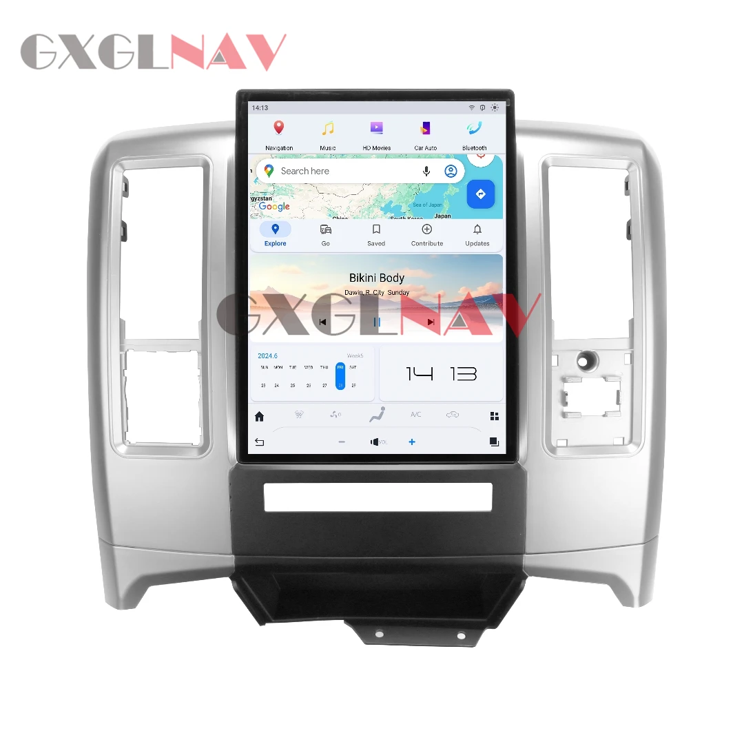 

Vertical Screen Android 13 For Dodge Ram 1500 2008-2011 Car GPS Stereo Radio Navigation Multimedia Player Head Unit Qualcomm