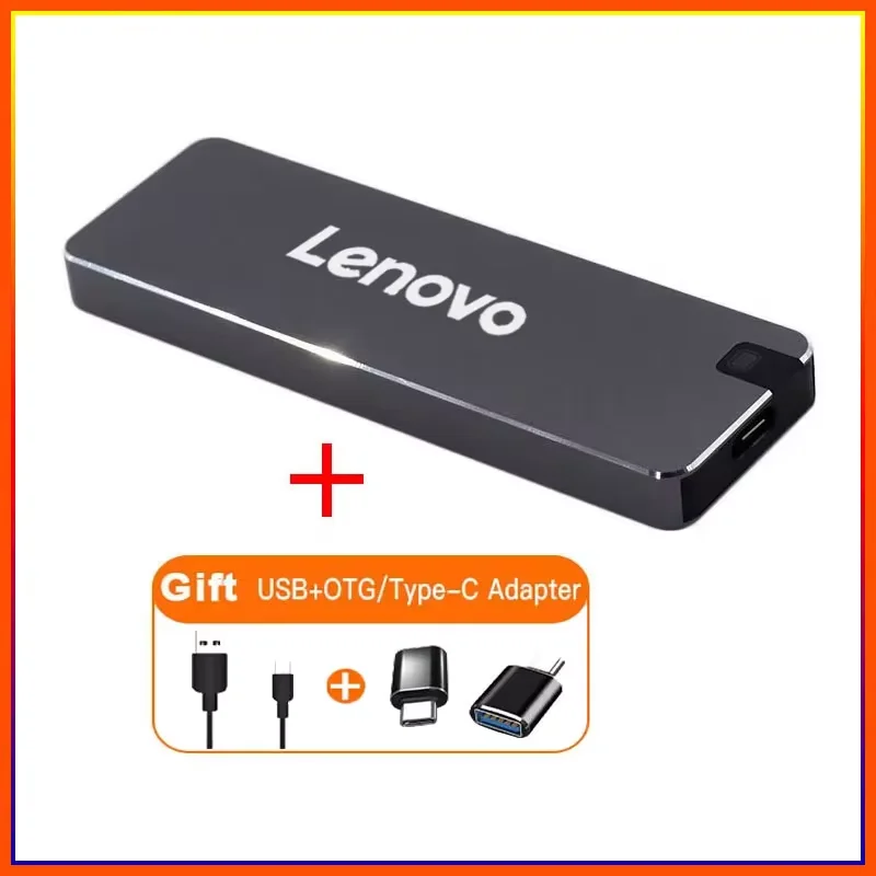 Imagem -06 - Lenovo-disco Rígido Ssd Externo Portátil Usb 3.1 Disco Flash 256tb 2tb tipo c Novo 100 Original