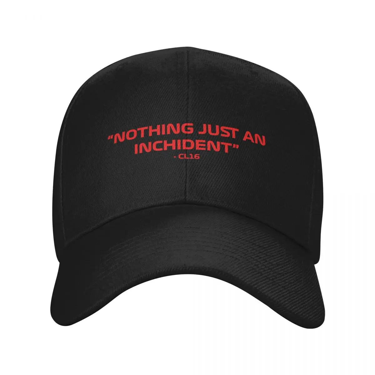 Charles Leclerc Nothing just an Inchident Quote Baseball Cap summer hat Cosplay hiking hat Hat Beach Caps For Men Women's