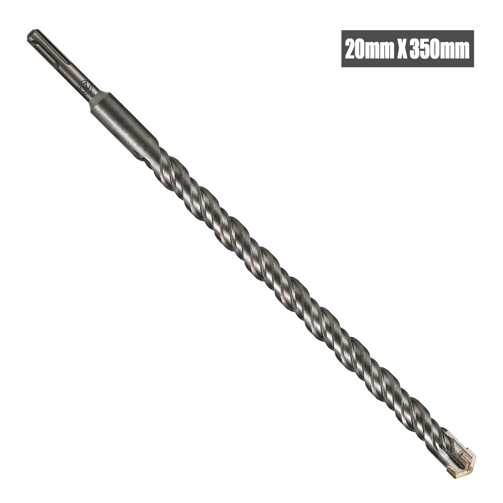 1 Stück Beton-SDS-Plus-Bohrer 6-28mm Kreuzschneiderkopf Doppelschneckenhammer 350mm Wandziegelblock Elektrohammer Mauerbohrer – Detail 15