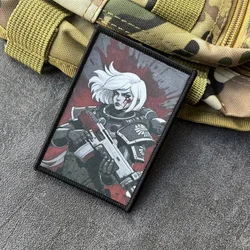 Parche militar táctico estampado gancho y bucle para mochila