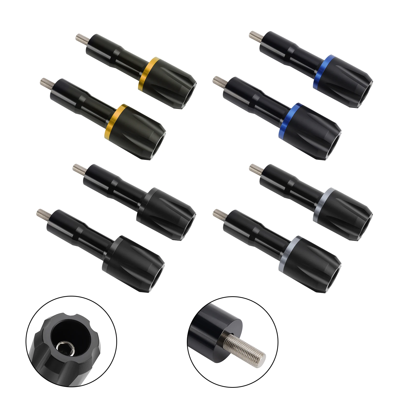 

Topteng Aluminum Frame Crash Slider Protection Blue For Yamaha Yzf-R7 Yzf R7 2021-2023 Black 2022
