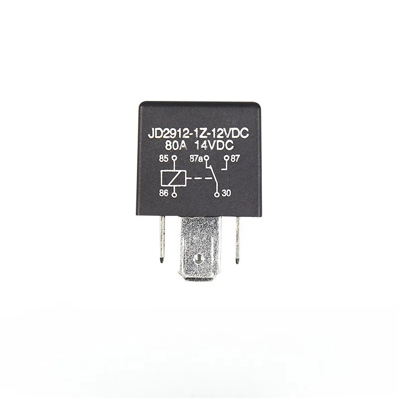 New 1pcs/lot JD2912 Automotive Light Back Insertion Type 12V Five Foot Light Back Wide Foot Conversion Type 40A Automotive Relay