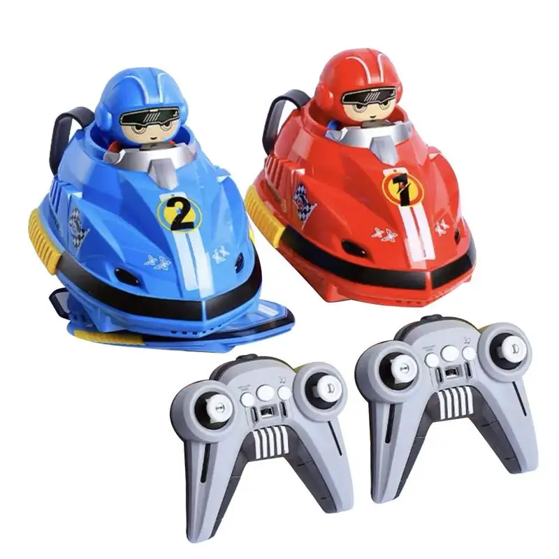 1 conjunto rc batalha pára-choques carro brinquedo para criança menino menina catapulta robô karting brinquedo com luz de música rc controlado ejetor veículo brinquedo