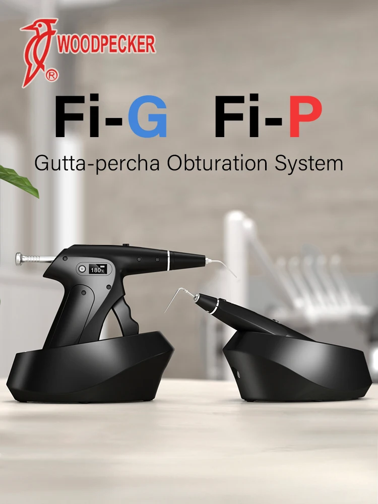 WOODPECKER Dental Fi-P Fi-G Gutta-Percha Obturatiesysteem 15s Smelten Verzachten Verspreiden Snijden Condensatie Draadloze bediening - afbeelding 2