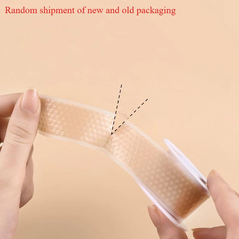 1Roll Heel Stickers Female Anti-wear Foot Artifact High Heels Silicone Gel Leather Shoes Toe Shoes Foot Stickers Invisible Tape